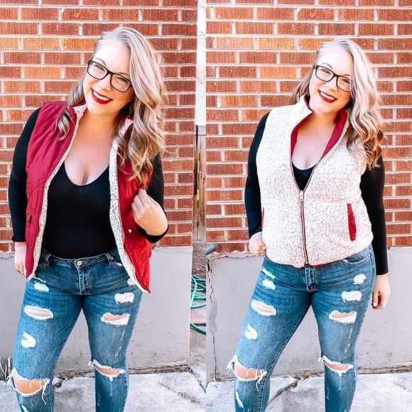 Reversible Sherpa Vest - Picture 5 of 5